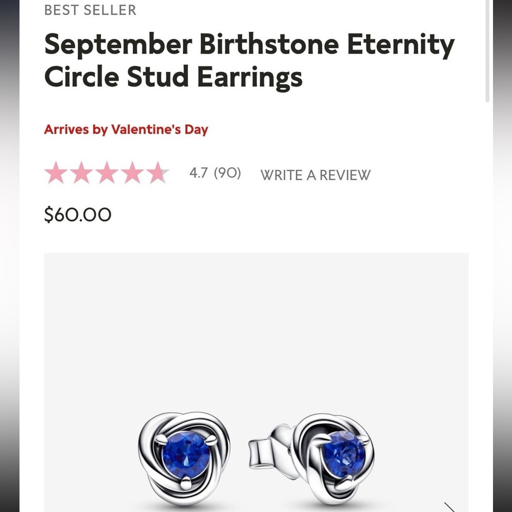 Pandora Blue Studs